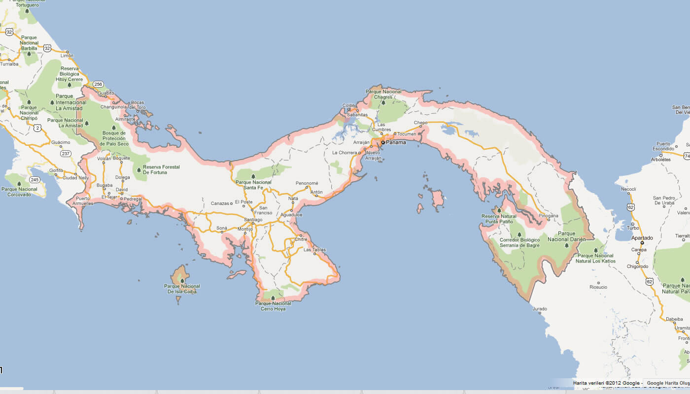 Google Map of Panama